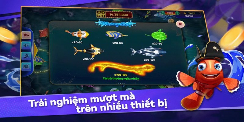 Những ưu điểm lớn chỉ có tại game bắn cá đổi thưởng