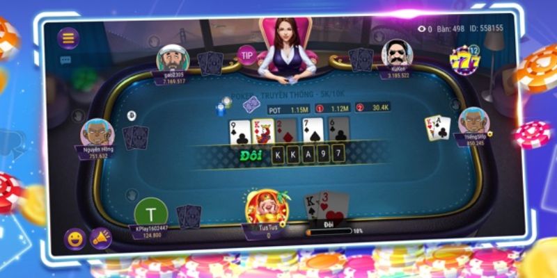 Những game bài có trong ứng dụng kplay 